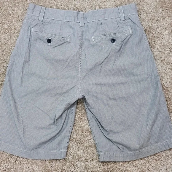 Banana Republic Striped Shorts Chino Casual Walking Size 31 - Picture 5 of 6